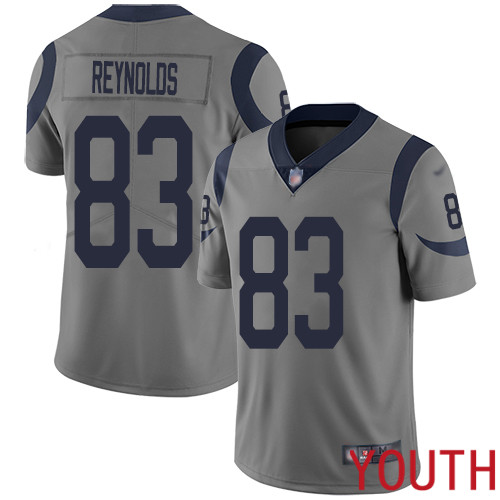 Los Angeles Rams Limited Gray Youth Josh Reynolds Jersey NFL Football #83 Inverted Legend